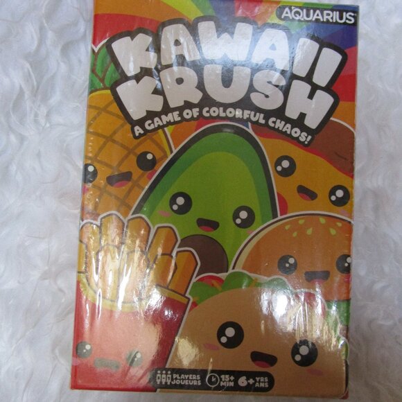 NIB Kawaii Krush A Game Of Colorful Chaos! Card Game Family Night Fun - Picture 2 of 2